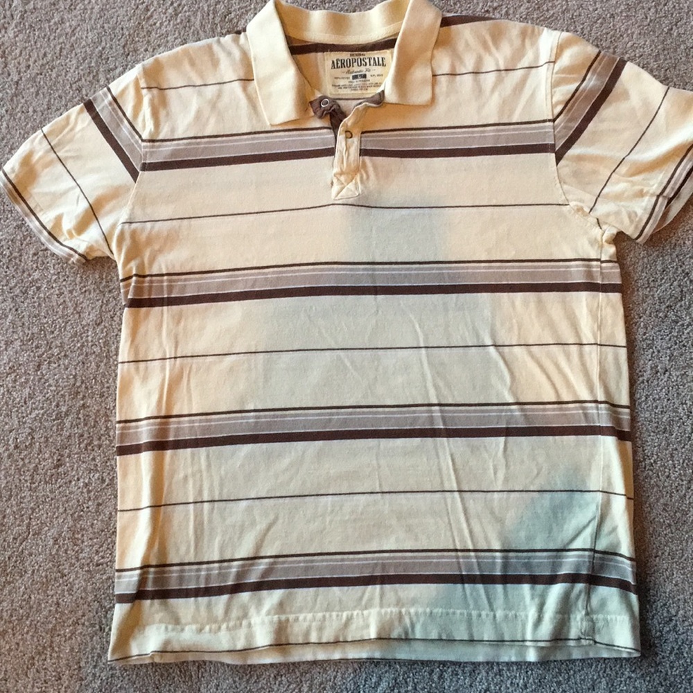 Men’s Aeropostale polo yellow Lg